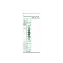 Acroprint Time Cards for ATT310 Time Clock, 200/Pack (09-6103-080)