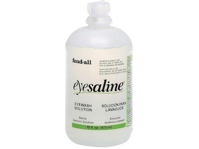 Honeywell Eyesaline Solution Refill, 12/Carton (320004540)