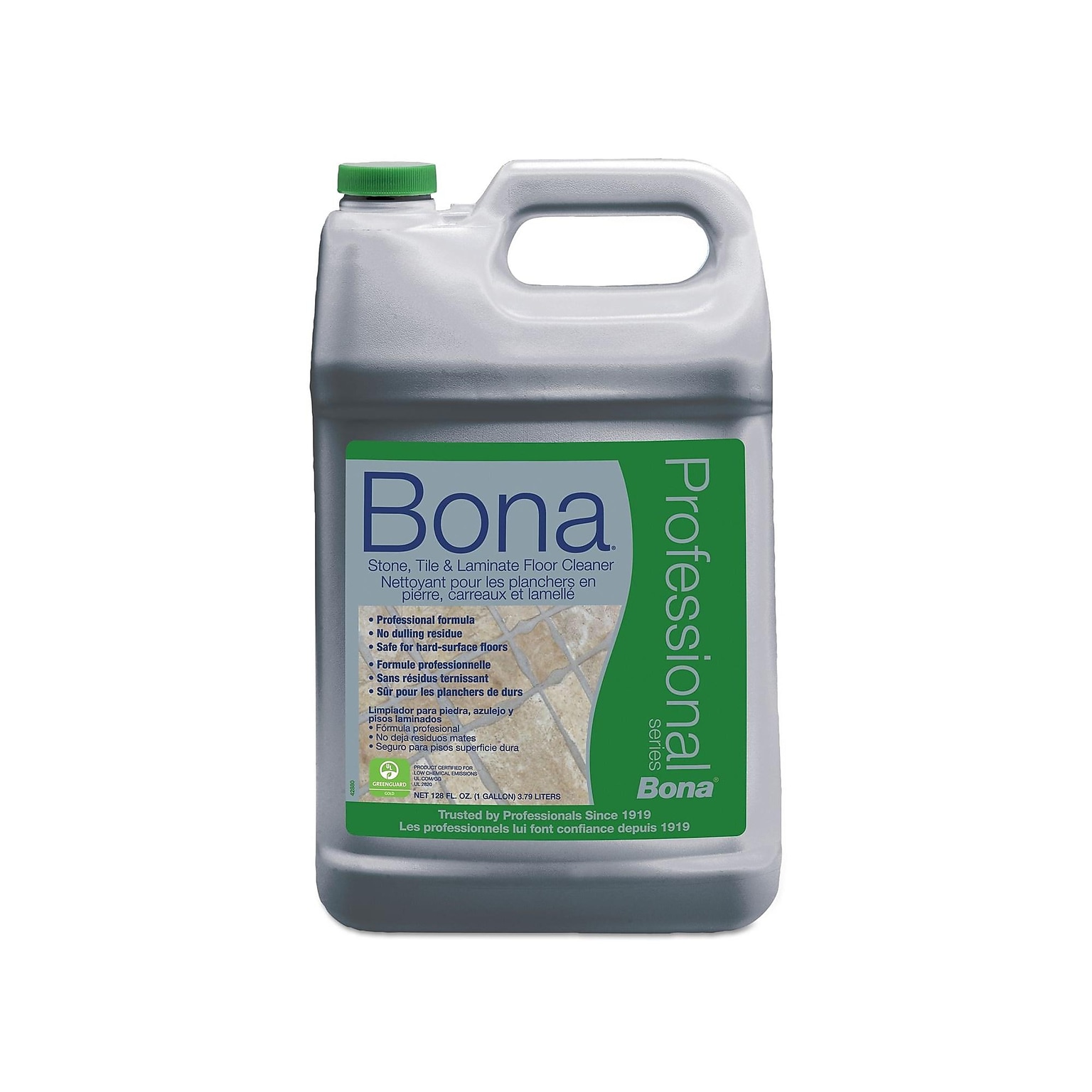 Bona Pro Series Stone, Tile & Laminate Floor Cleaner, Unscented, 128 Fl. Oz. (WM700018175)