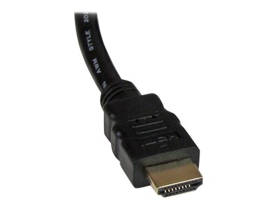 StarTech HDMI to HDMI/HDMI Audio/Video Splitter, Male to Female, Black (ST122HD4KU)