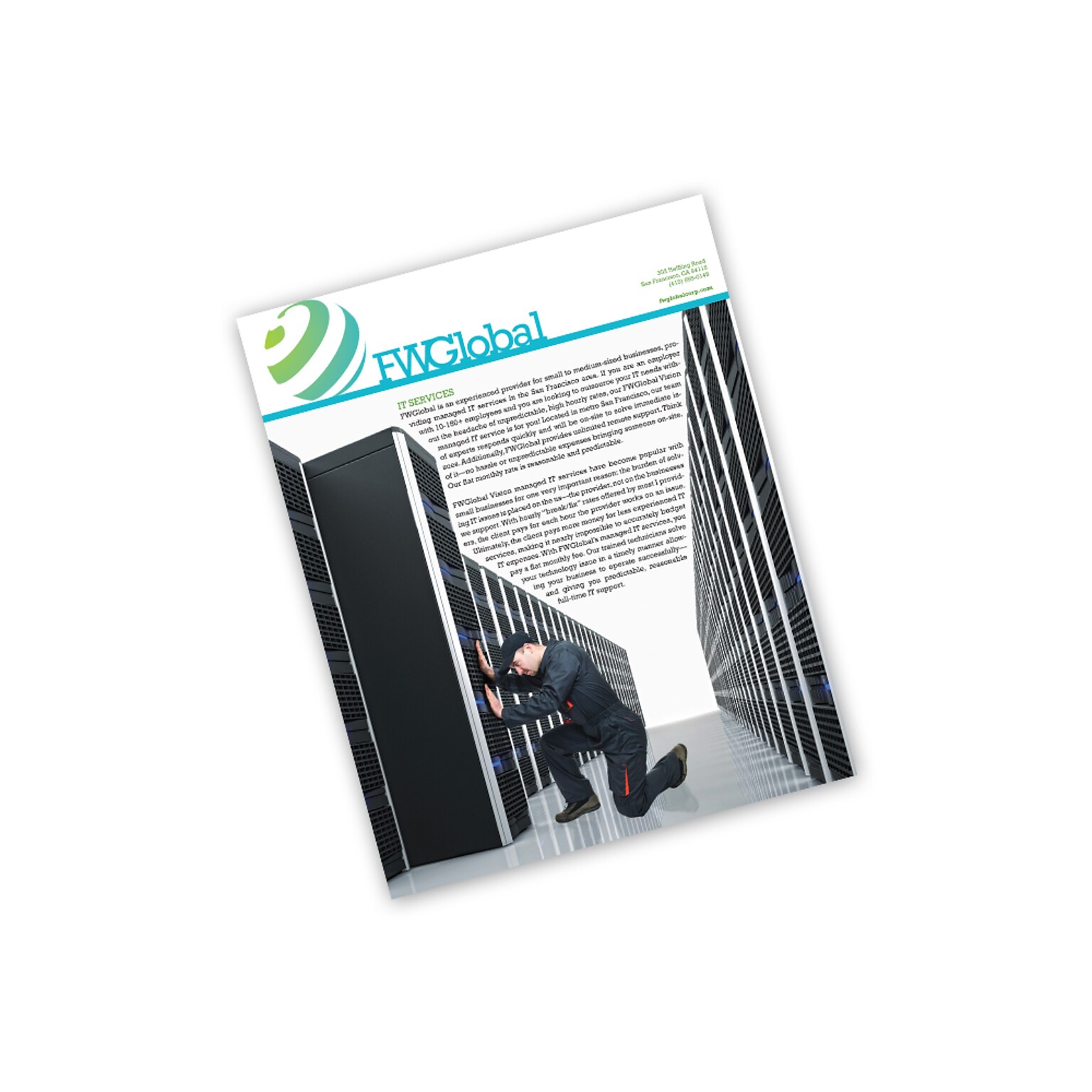 Custom Full Color Flyers, 5.5 x 8.5, White Gloss 100 lb. Cover Stock, 1-Sided