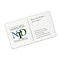 Custom Full Color Business Cards, White 80# Smooth Stock, Raised Print, 1-Sided