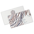 Custom 1-2 Color Business Cards, White Vellum 80#, Flat Print, 1 Standard Ink, 2-Sided, 250/PK
