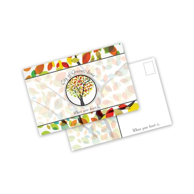 Custom Full Color Postcards, 4 x 6, 100# White Gloss Cover, 2-Sided, 100/Pk