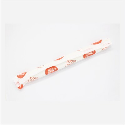 Aunt Flow 100% Organic Cotton Tampon with Applicator, Regular, 500 per case, ATF00122