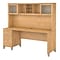 Bush Furniture Somerset 72W Office Desk with Hutch, Maple Cross (SET018MC)