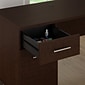 Bush Furniture Somerset 72"W Office Desk with Drawers and Hutch, Mocha Cherry (SET018MR)
