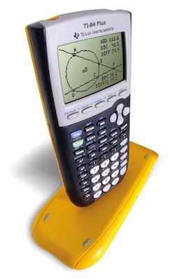 Texas Instruments TI-84 PLUS Graphing Calculator, Yellow/Black, 10/Box (TI84PLUSTKYEL)