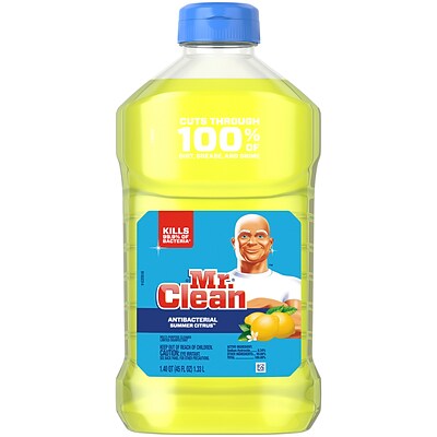 Mr. Clean Liquid Antibacterial Multipurpose Cleaner, Summer Citrus Scent, 45 oz. (77131)