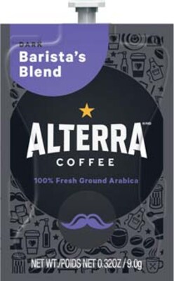 FLAVIA® Coffee ALTERRA® Barista's Blend Freshpacks, Dark Roast, 100/Carton (MDRA197)
