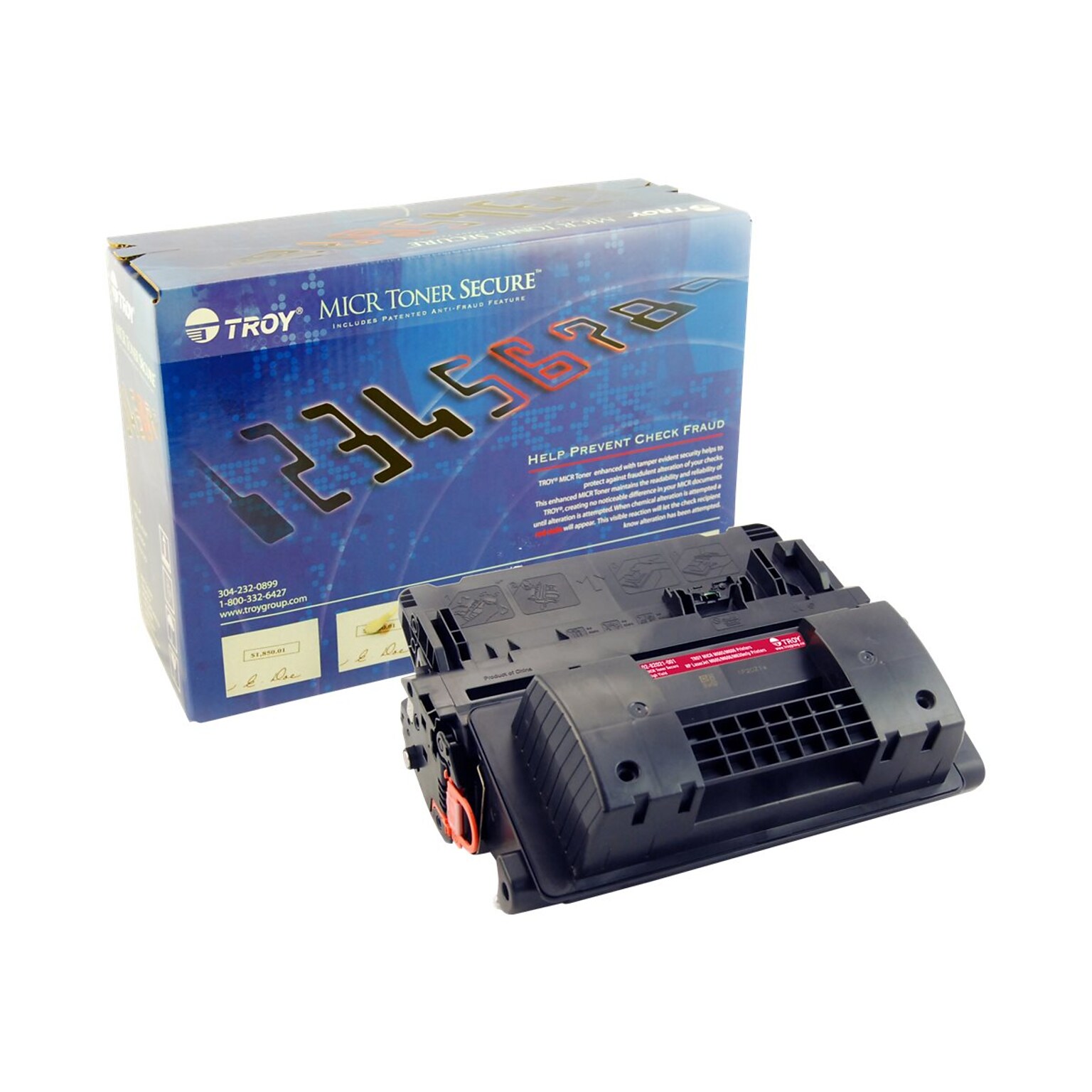Troy Remanufactured Black High Yield MICR Toner Cartridge Replacement for HP 81X (CF281X)