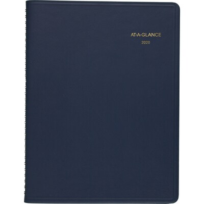 2020 AT-A-GLANCE 8 1/4 x 11 Weekly Appointment Book, Navy (70-950-20-20)
