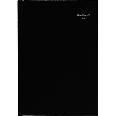 2020 AT-A-GLANCE 8 x 11-3/4 DayMinder Monthly Planner, Hard Cover, Black (G470H-00-20)