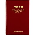 2020 AT-A-GLANCE 5 3/4 x 8 1/4 Standard Daily Diary, Red (SD389-13-20)