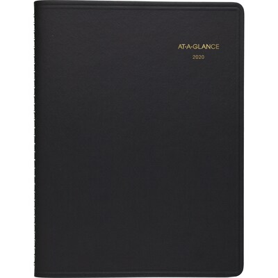 2020 AT-A-GLANCE 8 x 11 Two-Person Daily Appointment Book, 12 Months, January Start, Black (70-222-05-20)