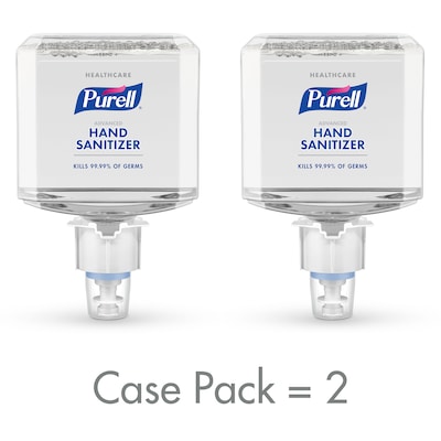 PURELL® care Advanced Hand Sanitizer Foam, 1200mL Hand Sanitizer Refill for PURELL ES6 Touch-Free Dispenser 2/CT (6453-02)