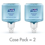 Purell Healthcare Healthy Soap Gentle and Free Foam, 1200 mL Soap Refill Dispenser, 2/Carton(5072-02