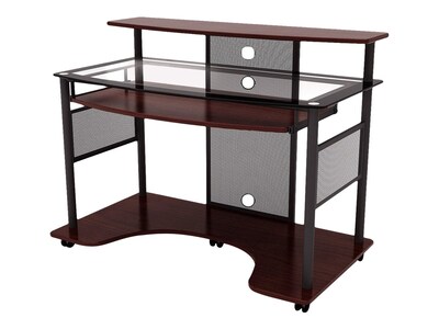 Z-Line Designs Cyrus 48"W Workstation, Chery with Black Accents (ZL2200-01WSU)