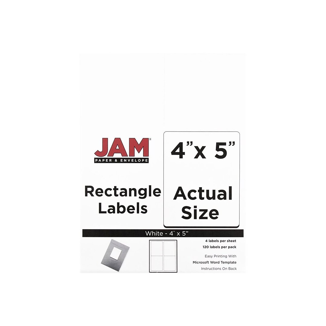 for Laser & Inkjet Printer Rectangular 4"x5" Shipping Mailing Labels 600 Sheet 