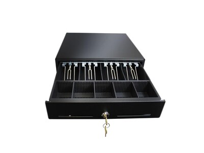 Adesso POS Cash Drawer, 9 Compartments, Black (MRP-13CD)