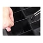 Adesso POS Cash Drawer, 9 Compartments, Black (MRP-13CD)