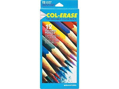 Prismacolor Premier Col-Erase Colored Pencils, Assorted Colors, 12/Box  (20516)