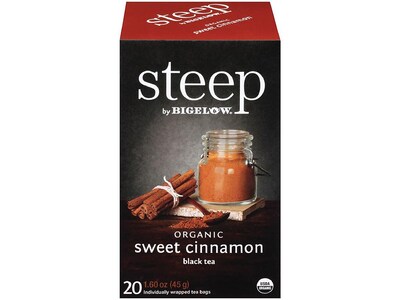Steep Cinnamon Tea Bags, 20/Box (17712)