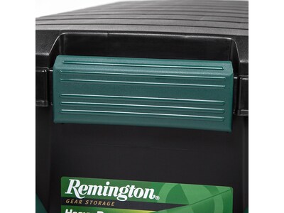Remington 169 Qt. Rolling Storage Tote with Handle, Black