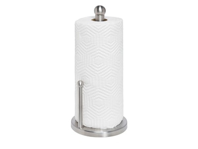 Honey-Can-Do Stainless Steel Kitchen Paper Towel Holder, Silver (KCH-01077)