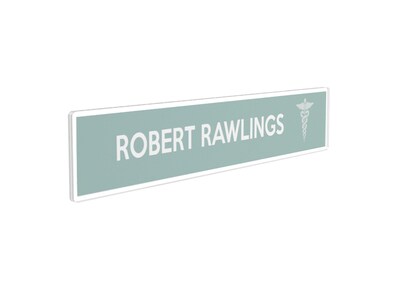 Deflecto® Name Plate, 8.5W x 2H (587501)