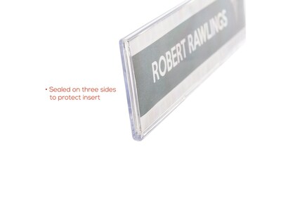 Deflecto® Name Plate, 8.5"W x 2"H (587501)