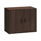 HON 10500 Series 29.5" Laminated Wood Storage Cabinet with 2 Shelves, Mocha (H105291.MOCHMOCH)