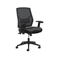 HON Crio High-Back Task Chair, Mesh Back, Adjustable Arms, Adjustable Lumbar, Black Leather (BSXVL581SB11T)