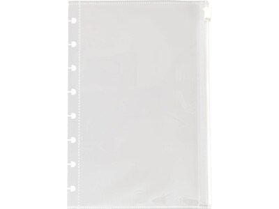 Staples Arc System Heavy Duty File Pockets, 5.5 x 8.5 Size, Clear, 2/Pack (21303)
