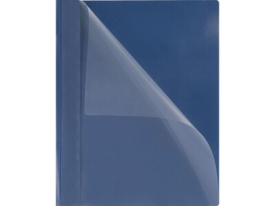 Oxford PressLock 2-Prong Report Covers, Letter, Blue (52702)