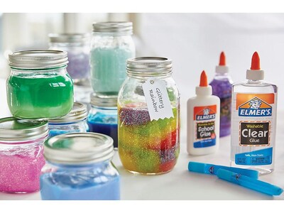 Elmer's School Washable Removable School Glue, 1 Gallon, White, 2/Carton (E340)