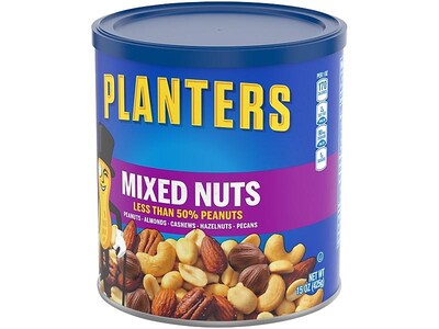 Planters Mixed Nuts, Variety, 15 Oz. (001670)