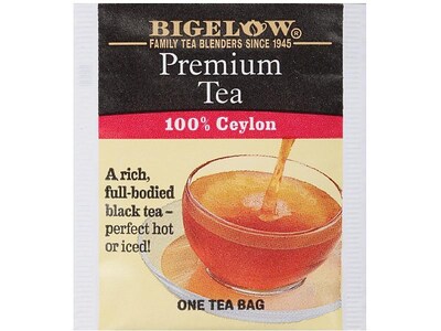 Bigelow Premium Ceylon Tea Bags, 100/Box (00351)