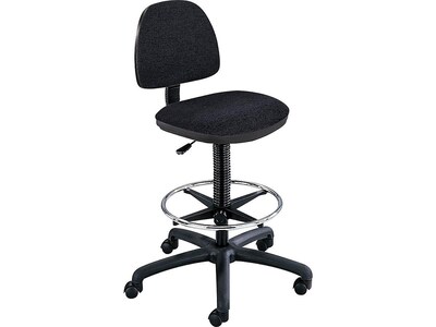 Safco Precision Polyester/Olefin Computer and Desk Chair, Black (3401BL)