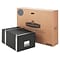 Bankers Box Staxonsteel File Storage Drawers, Stackable, Legal Size, Black, 6/Carton (00512)