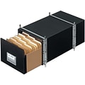 Bankers Box Staxonsteel File Storage Drawers, Stackable, Legal Size, Black, 6/Carton (00512)