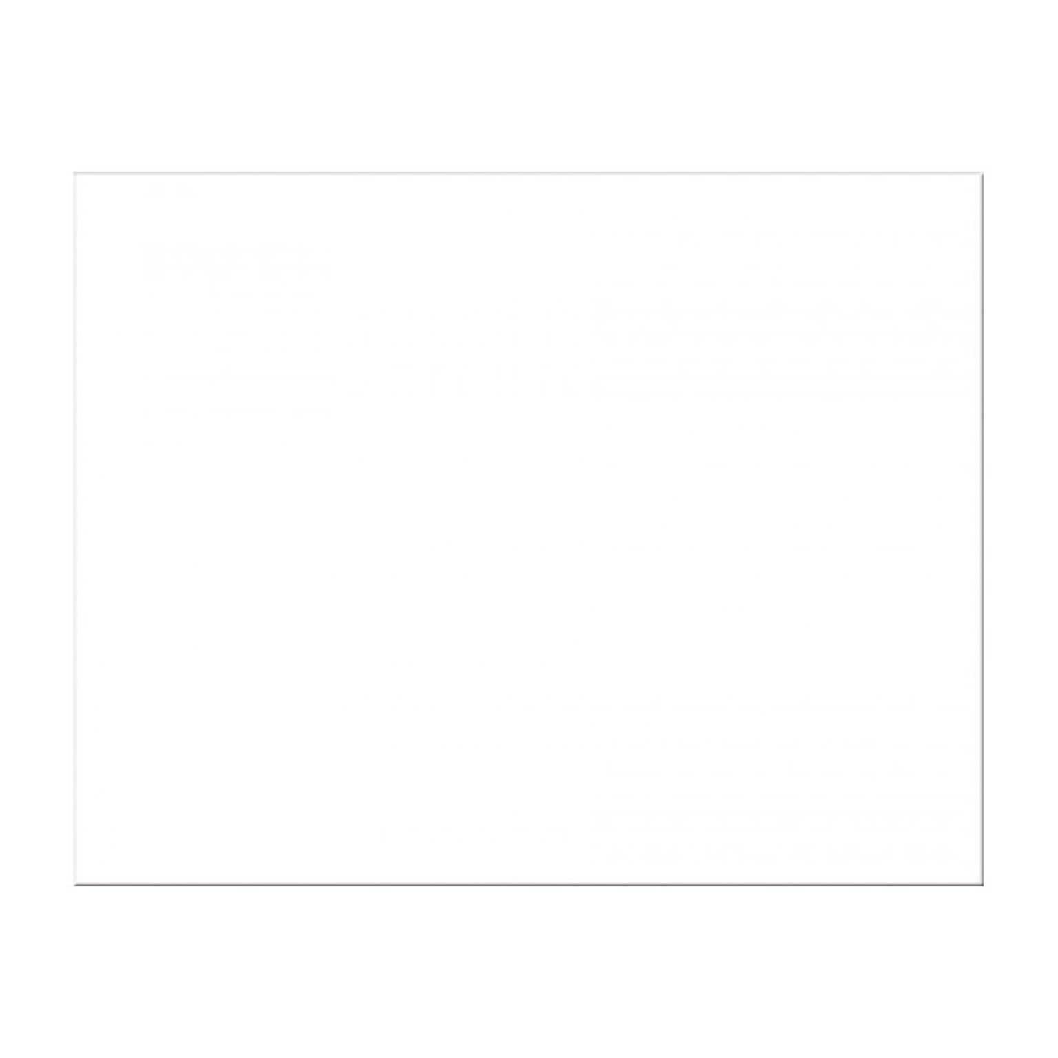 Pacon Railroad Poster Board, 22 x 28, White, 25/Carton (104159)