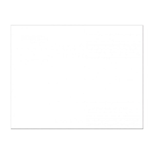 Pacon Railroad Poster Board, 22 x 28, White, 25/Carton (104159)