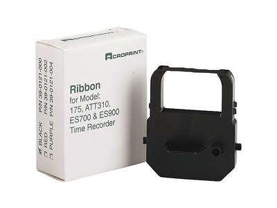 Acroprint Time Clock Ribbon, Black (39-0121-000)