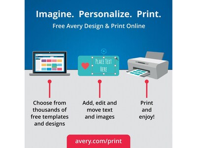 Avery Tri-Fold Matte Brochure Paper, 8.5" x 11", 100 Sheets/Pack (08324)