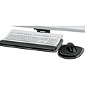 Fellowes Standard Adjustable Keyboard Shelf, Black/Graphite (93841)
