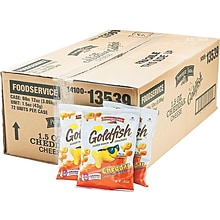 Goldfish Cheddar Crackers, 1.5 oz., 72 Packs/Box (CAM13539)