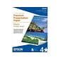 Epson Premium Matte Presentation Paper, 2-Sided, 8.5" x 11", 50 Sheets/Pack (S041568)