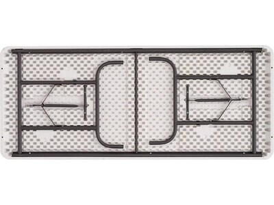 ICEBERG IndestrucTable TOO 1200 Series Folding Table, 72 x 30, Charcoal (65227)