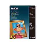 Epson Glossy Photo Paper, 8.5 x 11, 50/Pack (S041649)